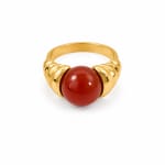 Gold Emerald Ring view 5