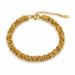 Gold Circle Bracelet view 3