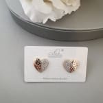Heart Tone Earring view 3