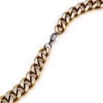 2Tone Cuban Link Necklace view 3