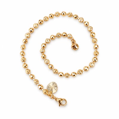 Gold Ball Anklet