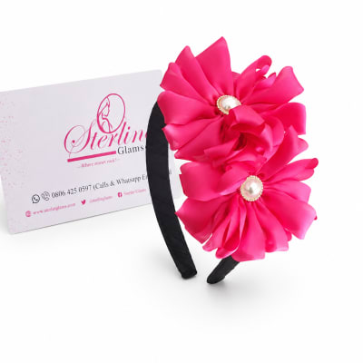 Double Petal Pearl Alice Band