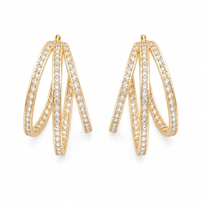 Triple Loop Earrings