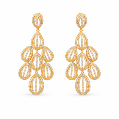 Cluster Pod Earrings