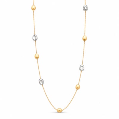Silver Gold Mix Harmony Necklace