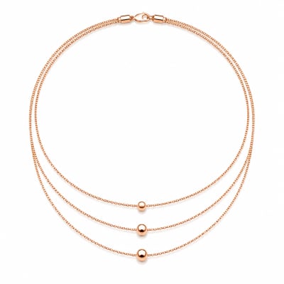 Triple Line Ball Gold Cord