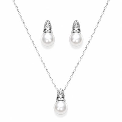 2Piece Pearl Cap Set