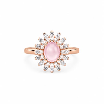Stone Platter Ring