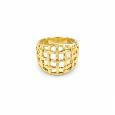 Golden Weave Ring