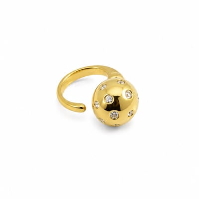 Stone Log Ring
