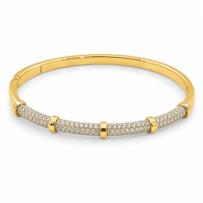 Quad Pave Segment Bangle