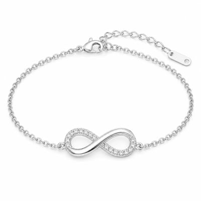 Silver Infinity Bracelet