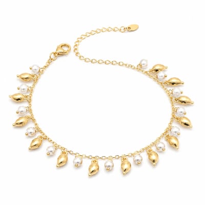Pearl Bud Anklets