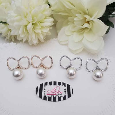 Bow Pearl Earrings