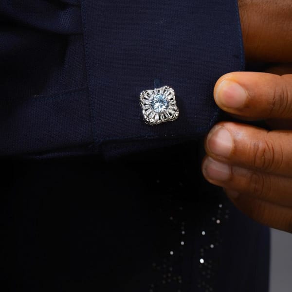 Silver Square Cufflinks