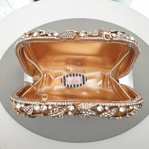 Gold Stone Clutch