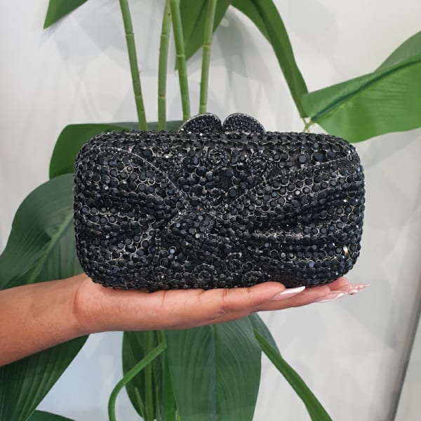 Black Stone Clutch