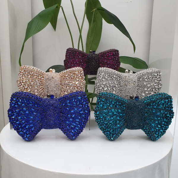 Butterfly Crystal Clutches