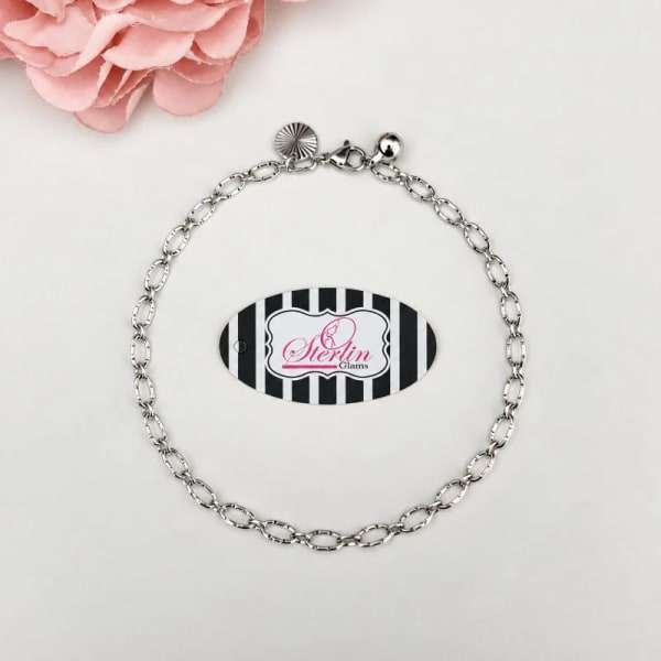 Oval Link Anklet