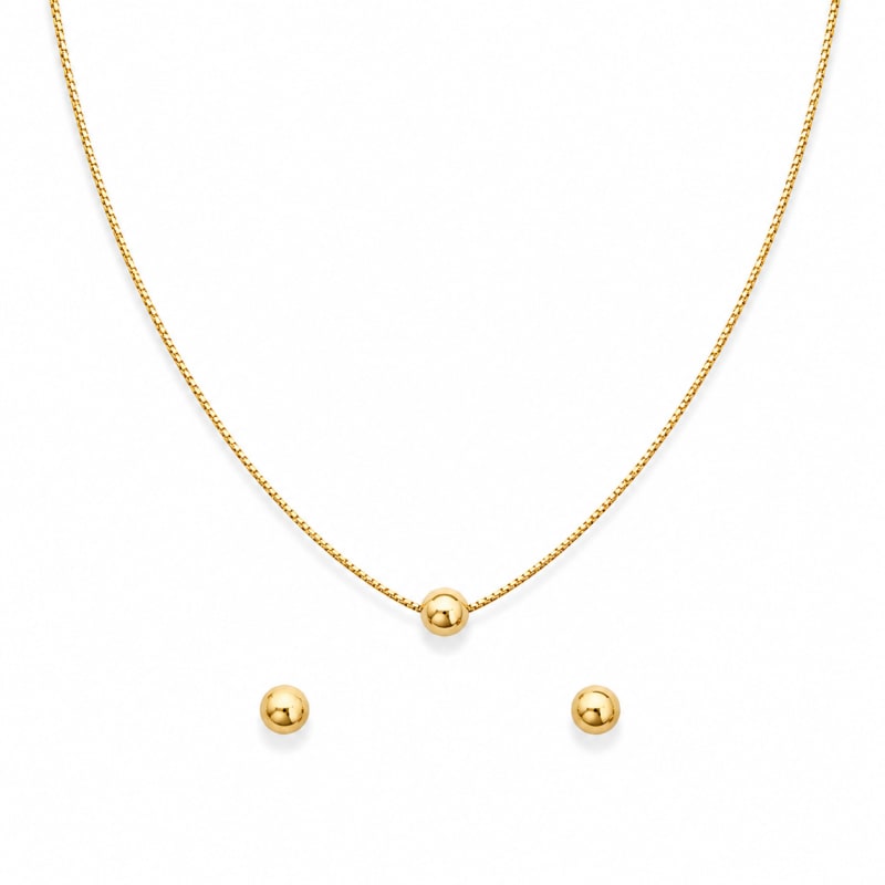 2Pc Gold Ball Set