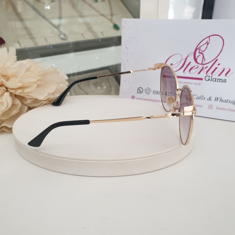Aurora Round Frame Sunglasses