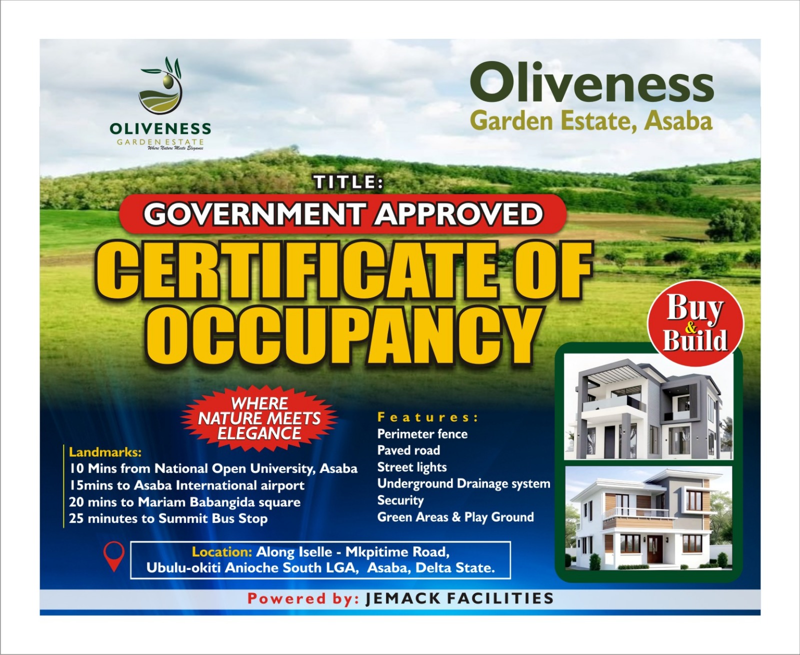 Oliveness Garden Estate, Asaba