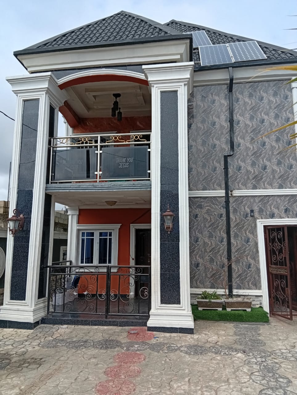 EXQUISITE LUXURY 5‑BEDROOM  DUPLEX* (All En‑Suite) with Office/Library a room,  self contained BQ and Commercial Shop*