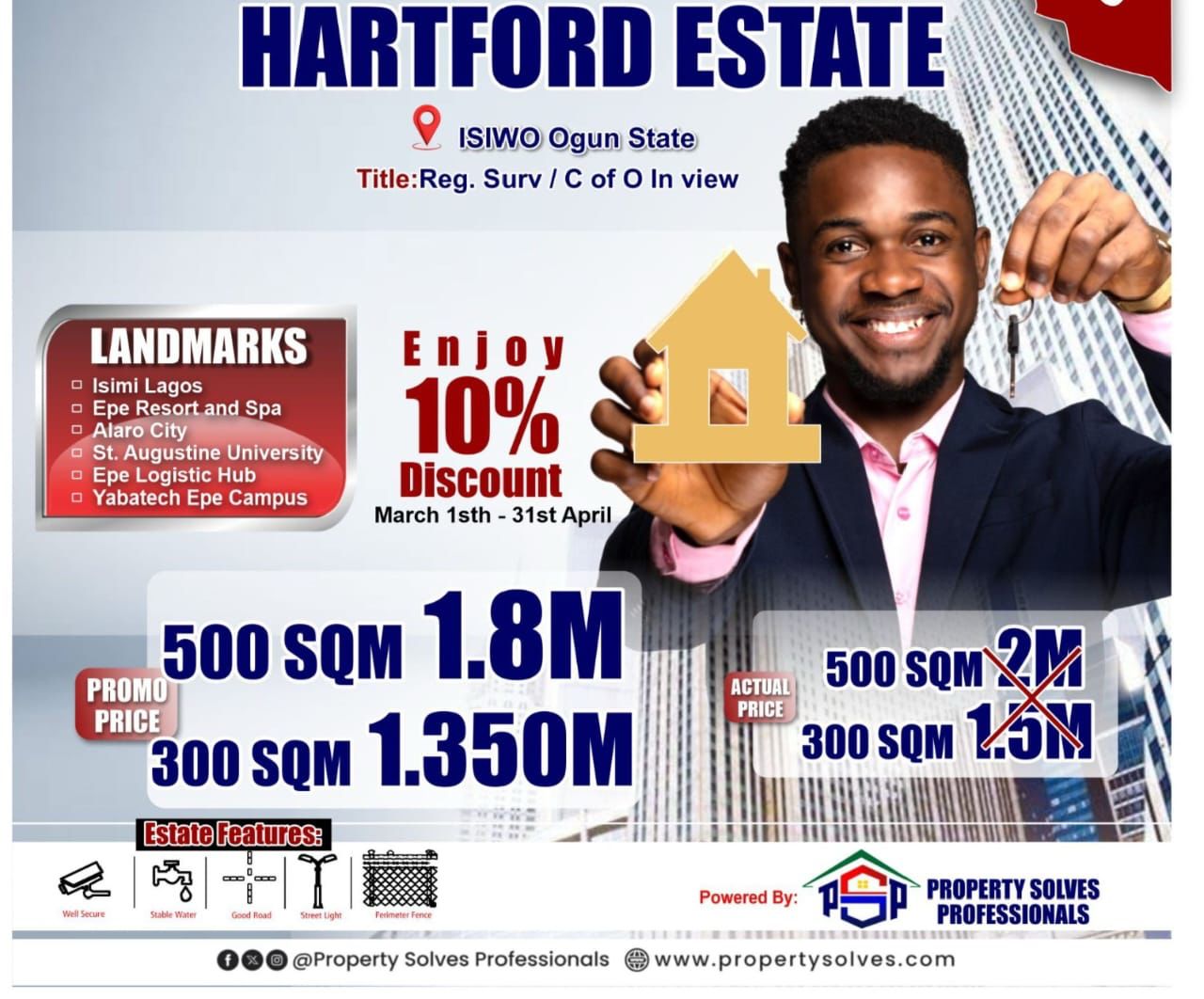 Hartford Estate – Affordable Land for Sale in Epe | Property Solves Professionals