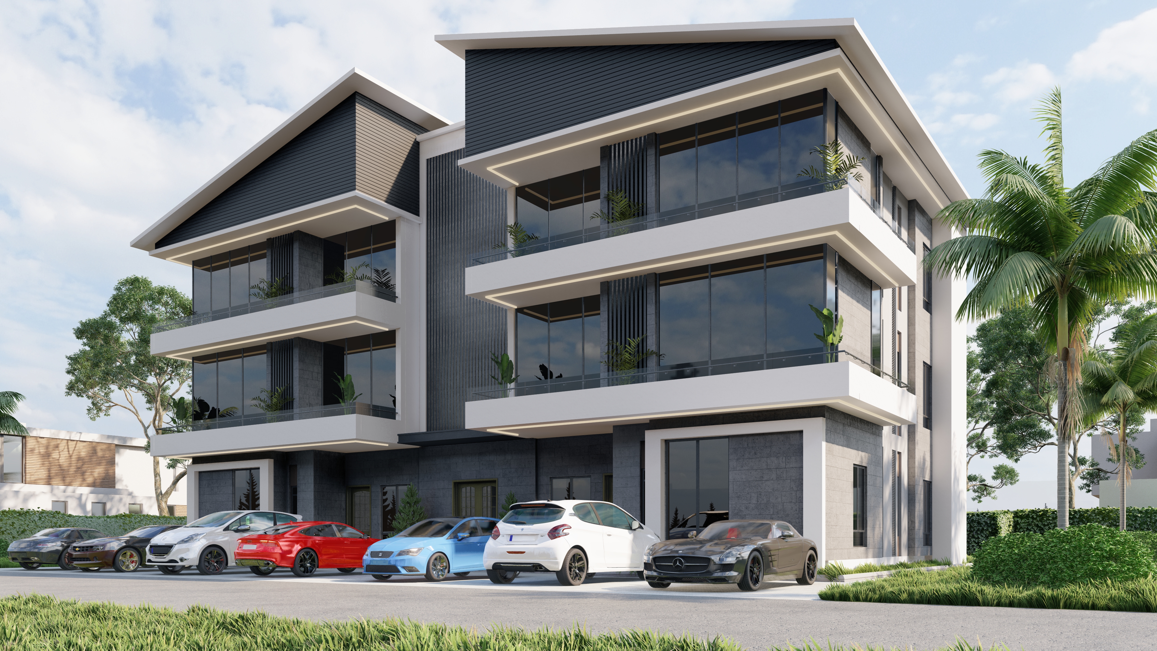 2 BEDROOM BLOCK OF APARTMENT