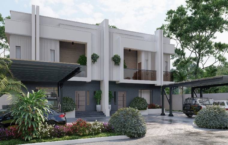 4 BEDROOMS SEMI DETACHED DUPLEX(FOLIUM),