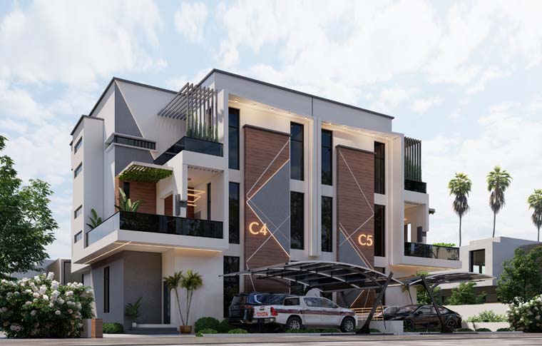 5 BEDROOM SEMI-DETACHED DUPLEX(MORIZON),
