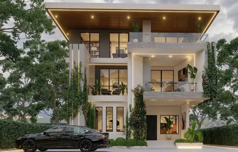 MSHEL ELITE VILLA, ASOKORO 5 BEDROOM FULLY DETACHED + BQ 350SQM