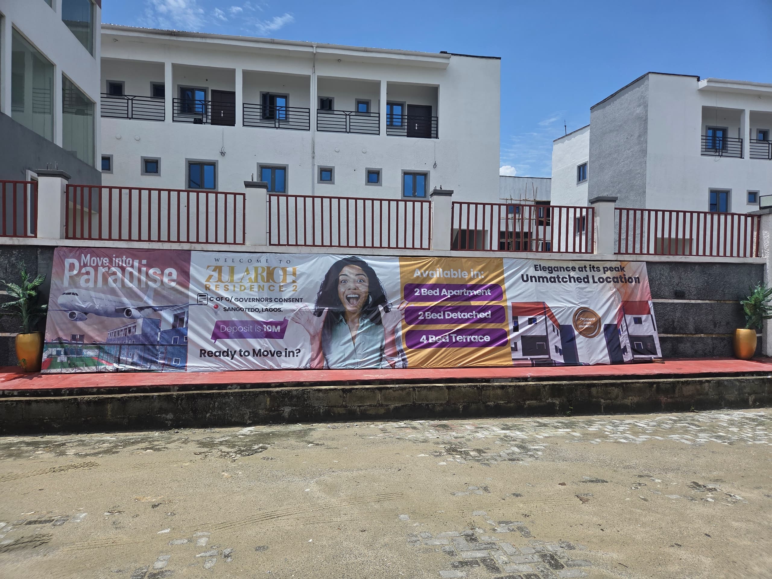4 Bedroom Terrace (1 Unit) For Sale In Zularich Residence 2, Monastery road, Sangotedo, Lagos