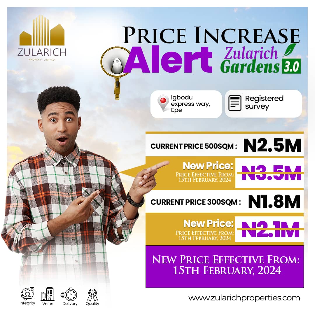 Land For Sale In Zularich Gardens 3.0, Epe, Lagos