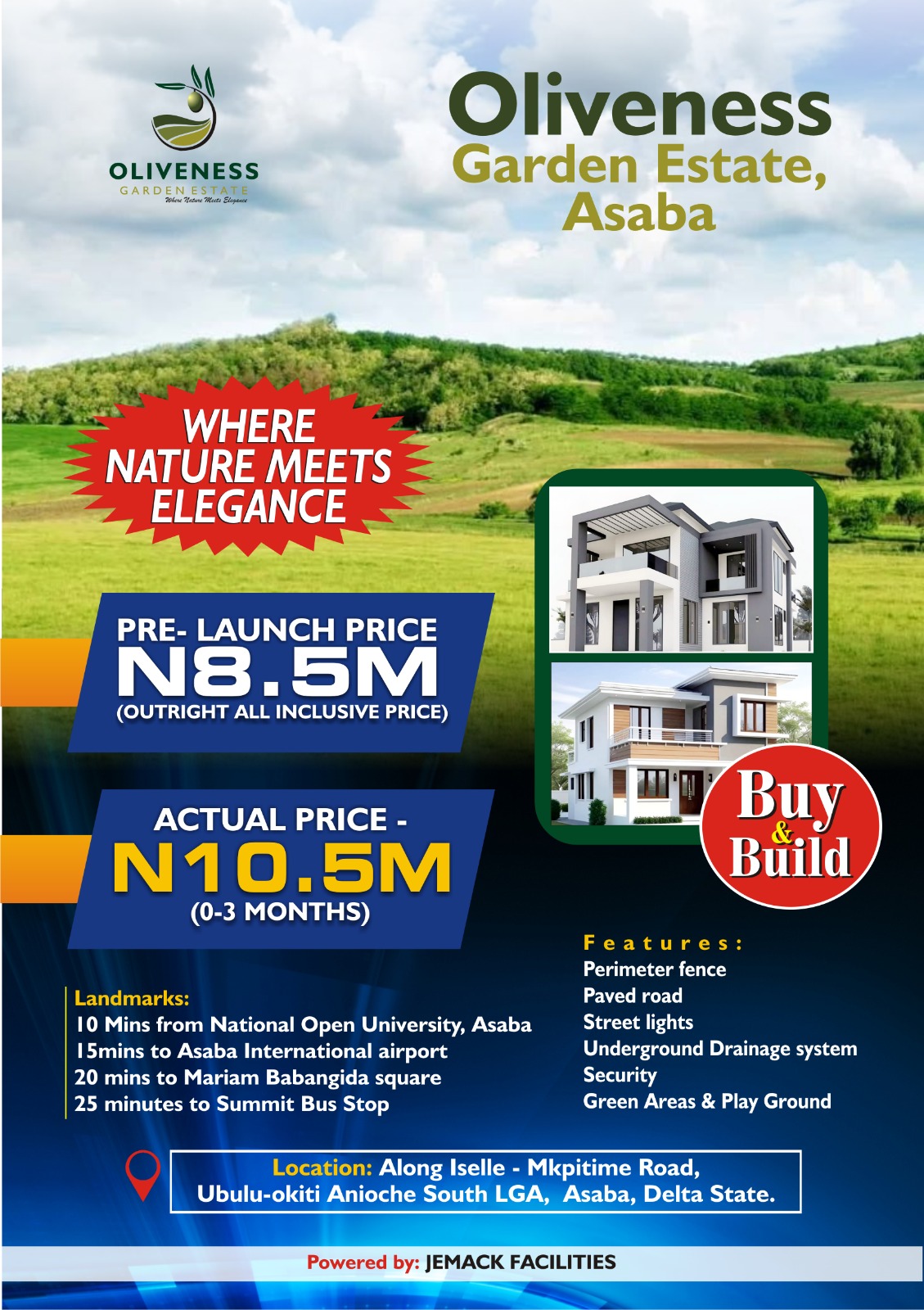 Oliveness Garden Estate, Asaba