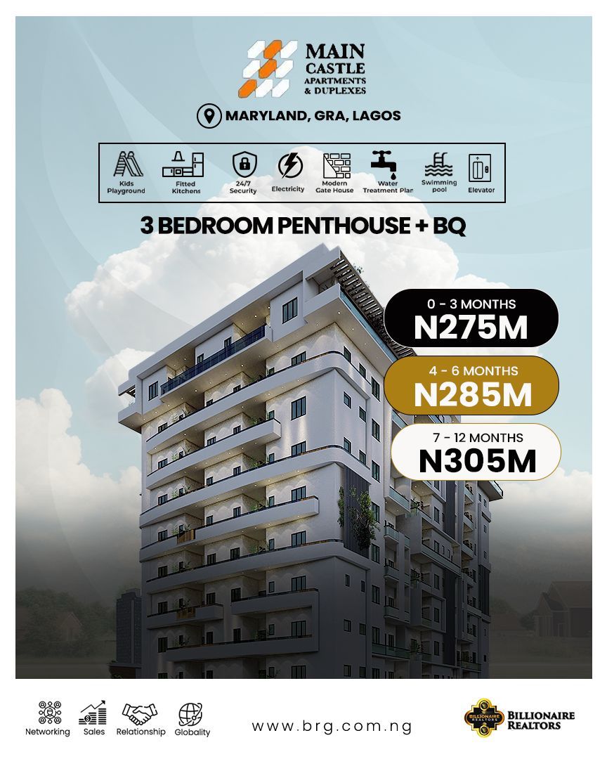 Main Castle Apartment, Maryland GRA – Luxury Redefined