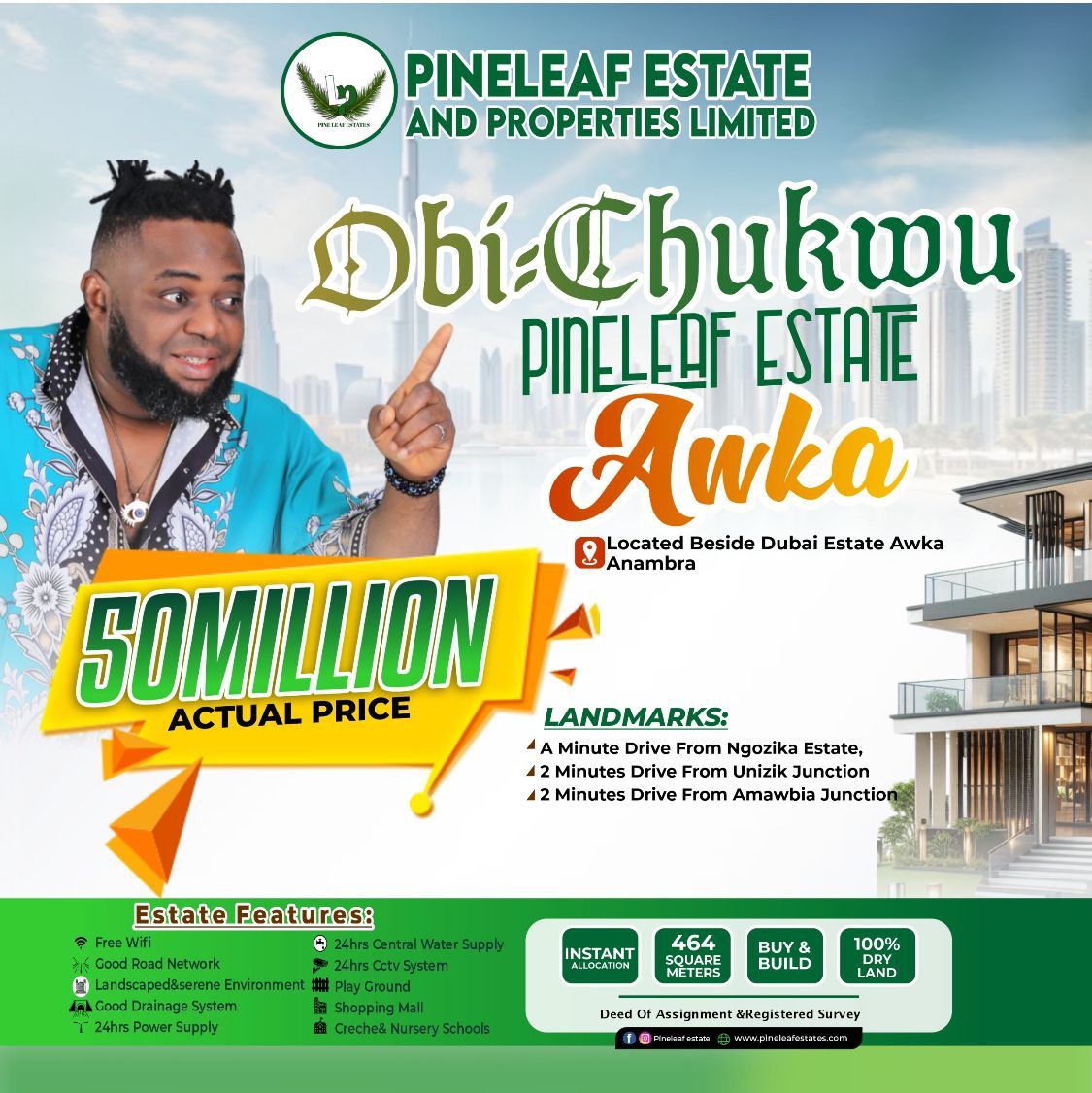 Obodo Oma Pineleaf Estate – Bungalows & Duplexes in Isiagu, Awka