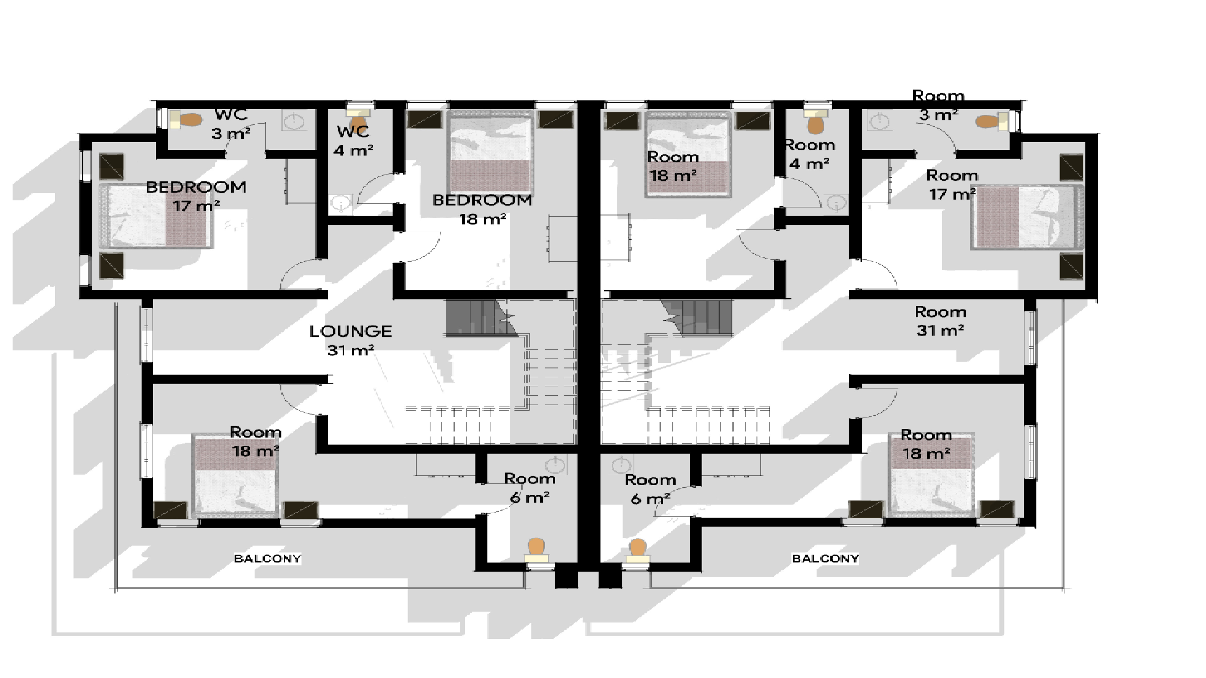 HUTU ABUJA, CADATRAL ZONE E09, SOUTH DISTRICT, FOUR BEDROOM SEMI-DETACHED DUPLEX, 250SQM - image 3