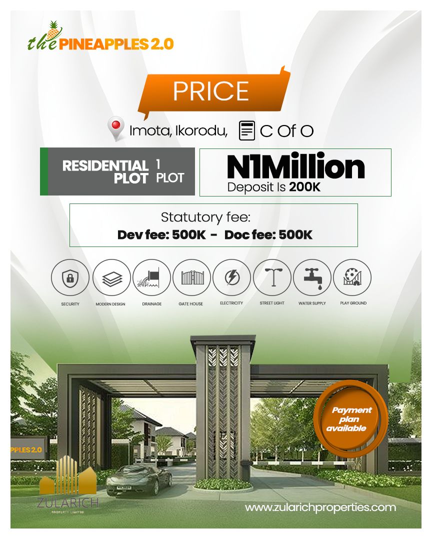 Land For Sale In The Pineapples 2.0, Imota, Ikorodu, Lagos. — photo 3