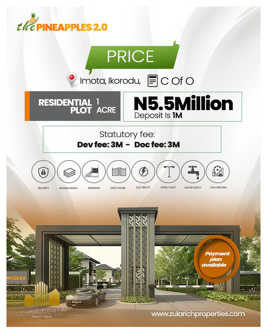 Land For Sale In The Pineapples 2.0, Imota, Ikorodu, Lagos. — photo 4