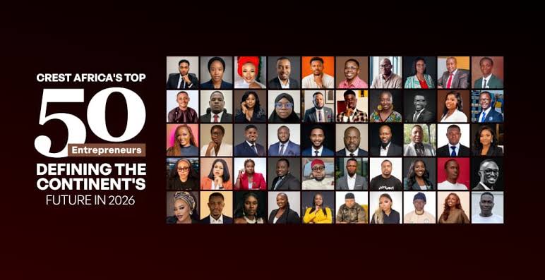 Nestova Named Among Crest Africa's Top 50 African Entrepreneurs Defining the Continent's Future in 2026
