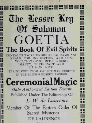Read The lesser Key of Solomon, Goetia, the book of evil spirits