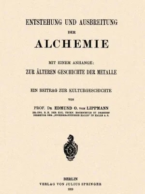 Read Entstehung und Ausbreitung der Alchemie, mit einem Anhange