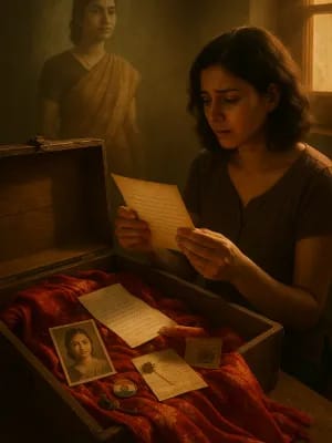 Read Amma’s Red Saree