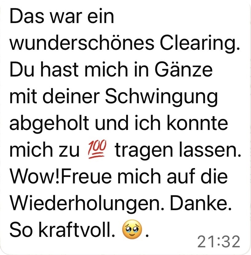 Positive customer feedback screenshot with specific results highlighted