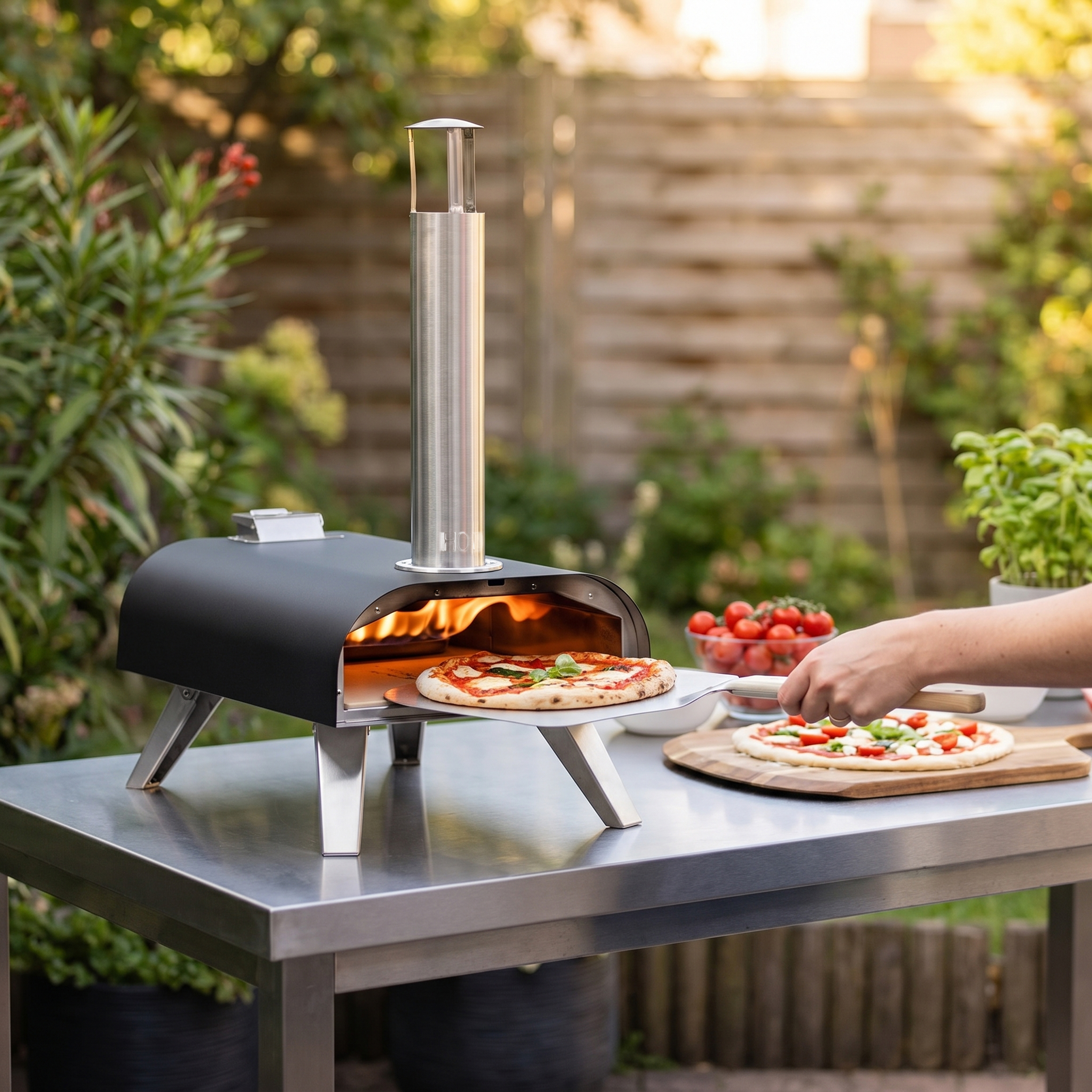 Four à pizza BIGHORN pour cuisine extérieure et repas en plein air