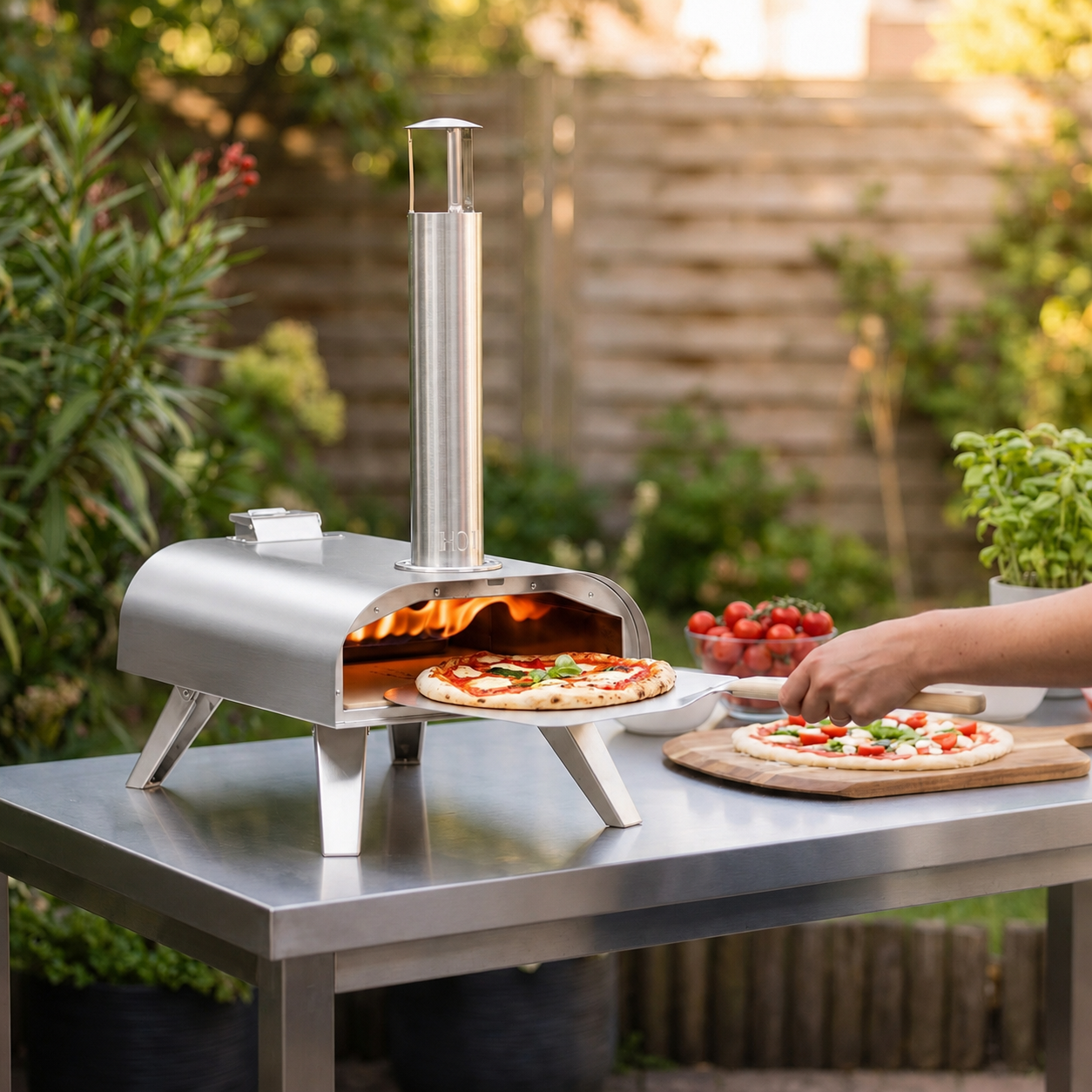 Four à pizza BIGHORN pour cuisine extérieure et repas en plein air