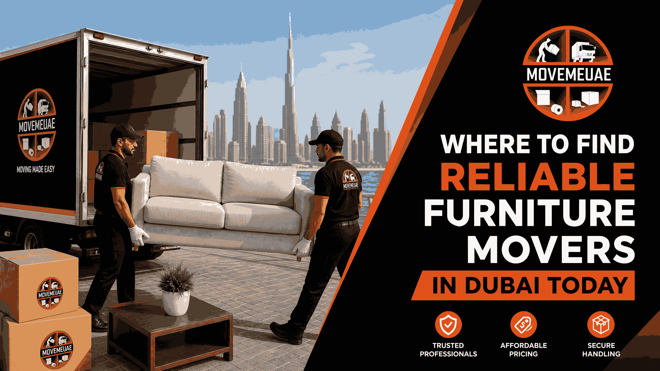  Where to find reliable Furniture Movers in Dubai today