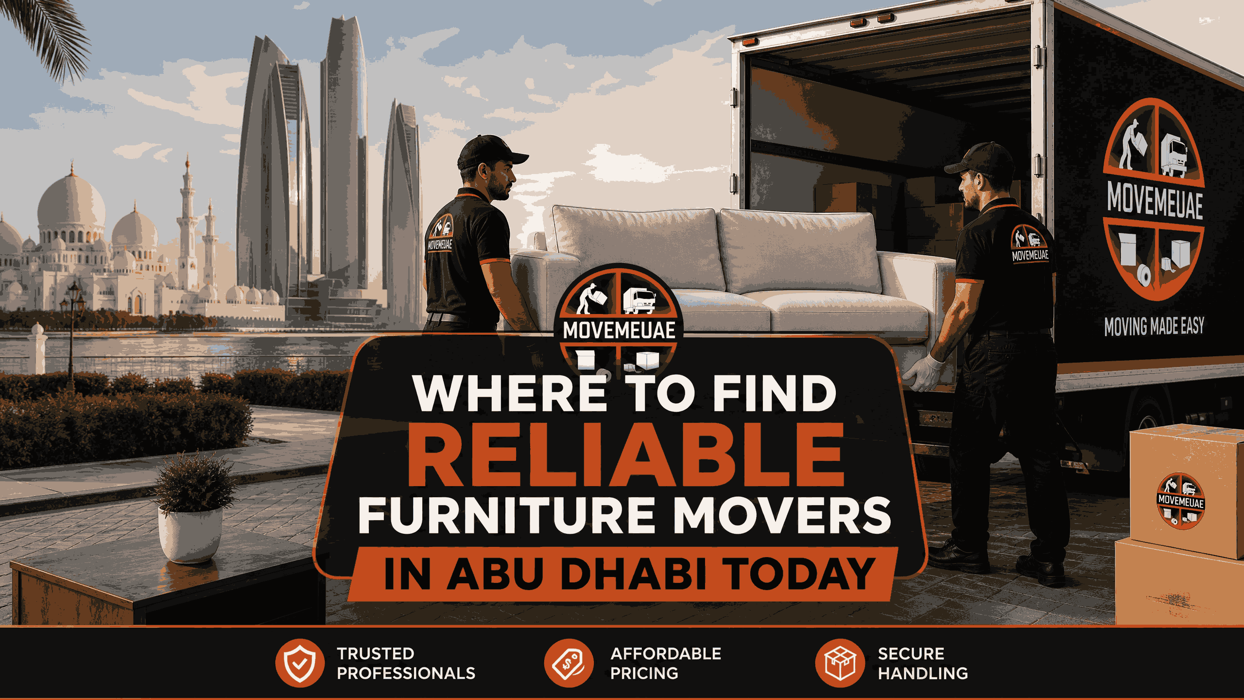  Where to find reliable Furniture Movers in Abu Dhabi today