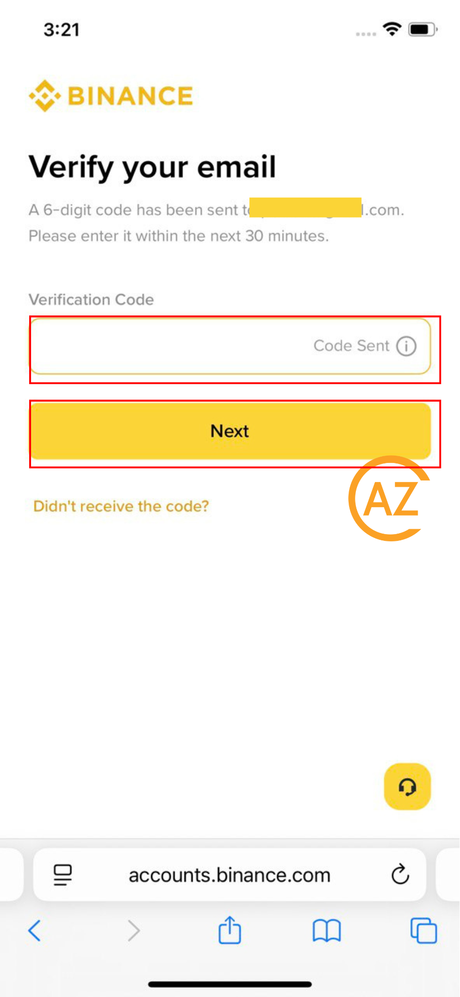 Verify email